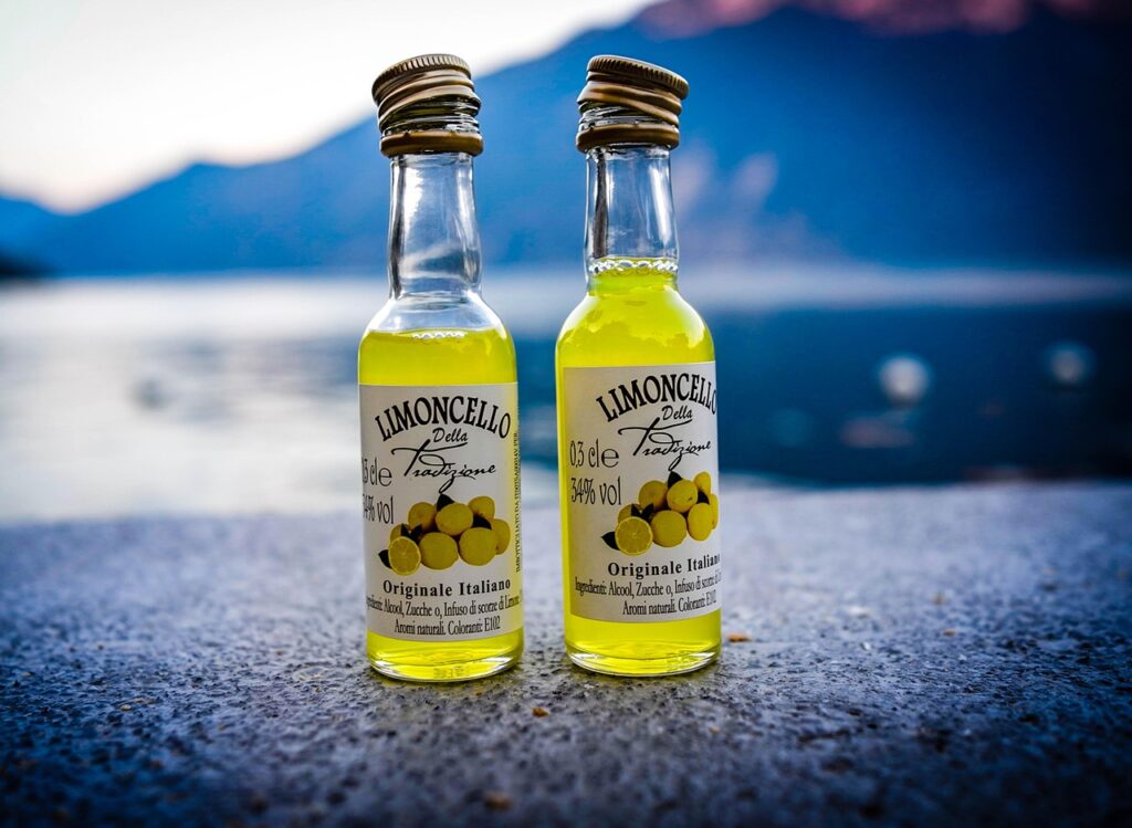 Dégustation de limoncello